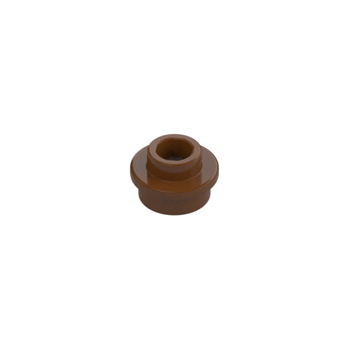 Reddish Brown Plate 1 x 1 Round with Open Stud | 6215659